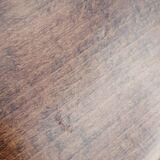 Tabouret tripode en chêne massif, France années 70