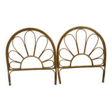 Vintage rattan headboard