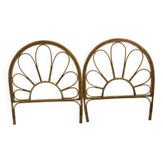 Vintage rattan headboard