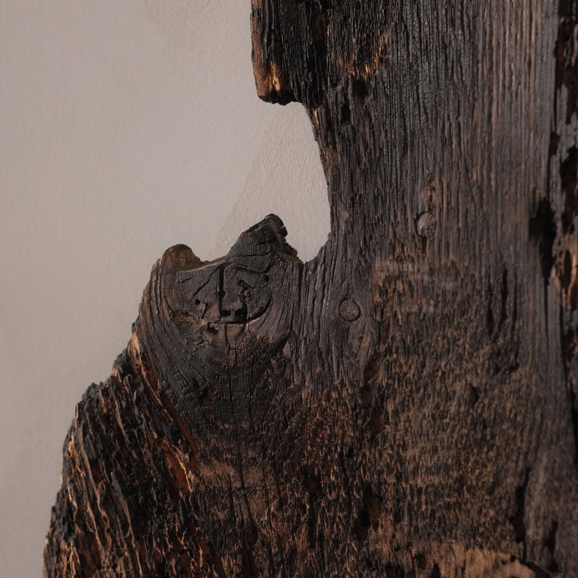 Sculpture in wood and lead
