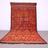 Vintage berber rug 187 cm x 408 cm - tapis berber marocain