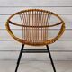 Lot de 3 fauteuils en rotin par Rohe Noordwolde, Pays-Bas