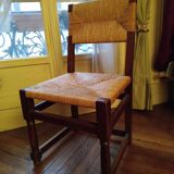 Solid walnut manor table (extendable) with chairs
