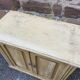 Small rustic alsatian furniture circa 1900 painted fir buffet craft furniture popular art sideboard