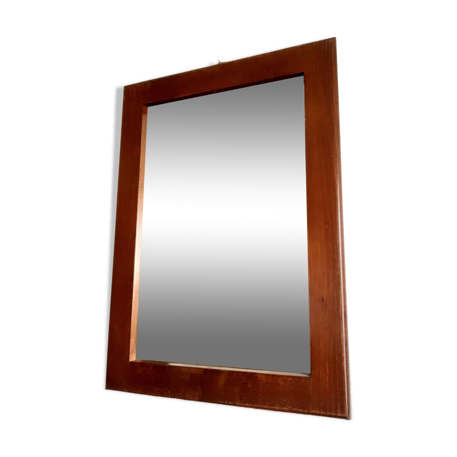 Vintage teak mirror