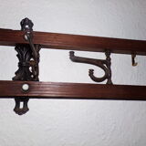 Wall coat rack hooks art deco 1930