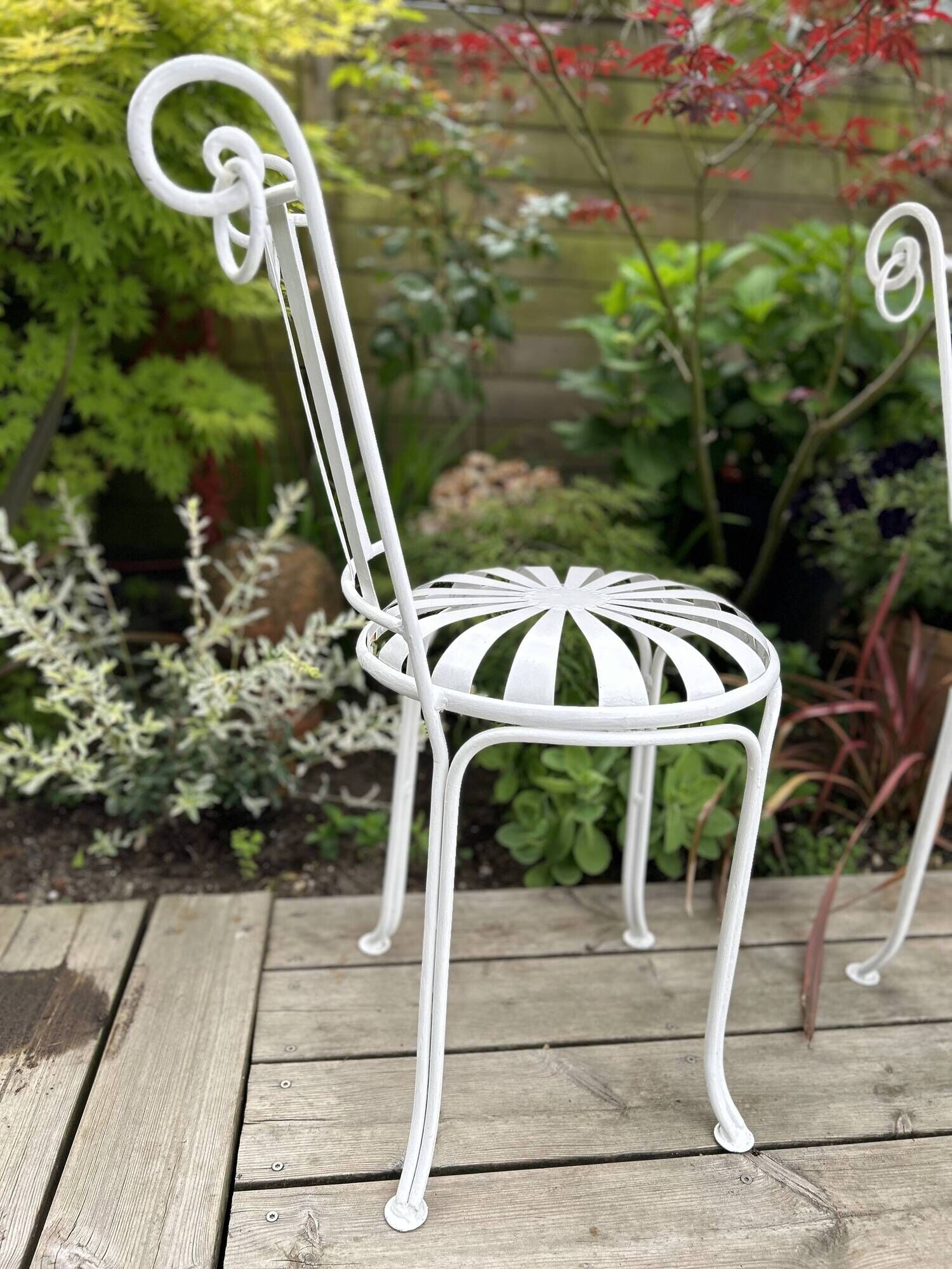 Vintage garden chairs by Francois CARRE