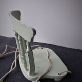 Wooden chair swing for hanging