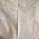 Large white ceremonial tablecloth