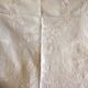Large white ceremonial tablecloth