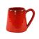 Red ceramic mug, Italian design, 1960s, made in Italy