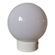 Vintage white opaline glass lamp globe ceiling light