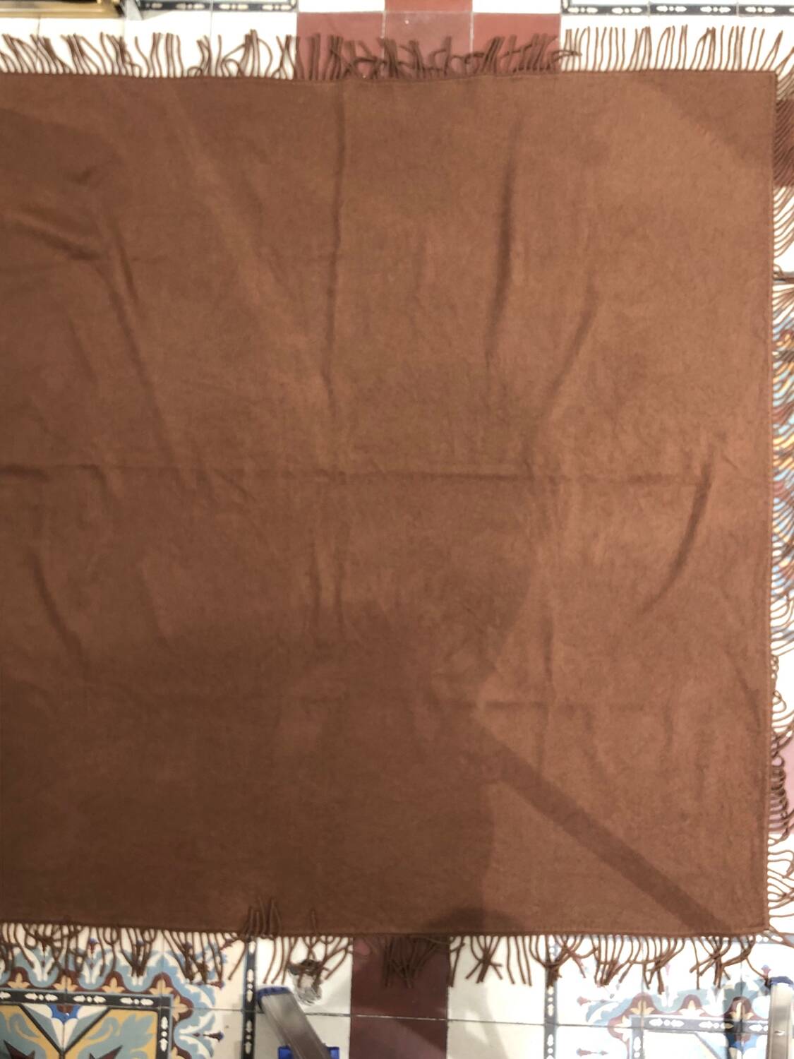 Chanel cashmere blanket