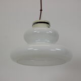 Midcentury Glass Pedant by Napako, 1960s