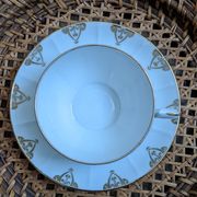 Vintage tea coffee service fine porcelain art deco gilded
