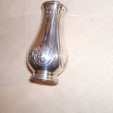 Small solid silver vase