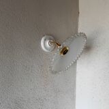 Vintage opaline lace wall light