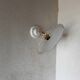 Applique murale vintage opaline dentelle