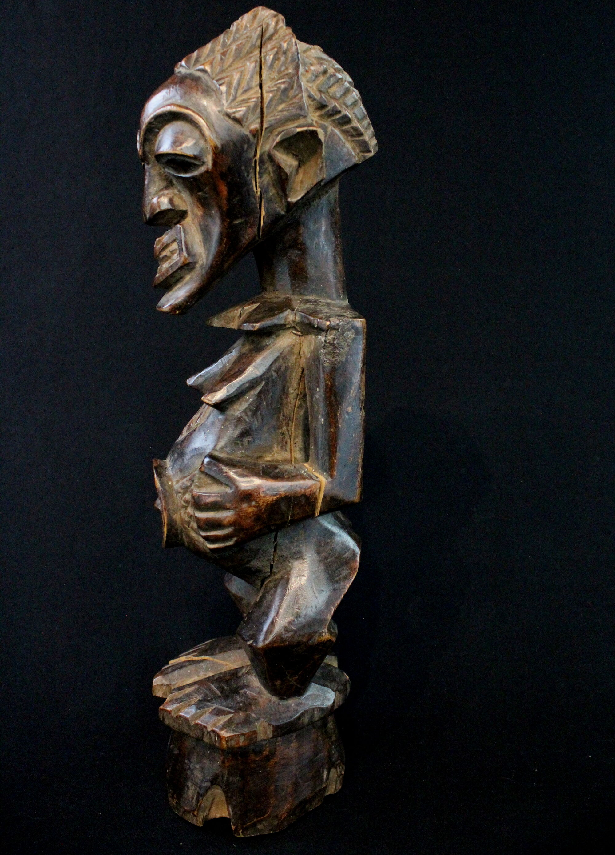 Statue fétiche en Bois Ethnie Songye République Démocratique du Congo