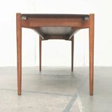 Mid-Century German coffee table series 400 in teak by Hartmut Lohmeyer for Wilkhahn, 1950s.