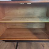 Scandinavian teak and metal sideboard