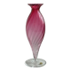 Crystal vase, Pink vase from Cristallerie du Val Saint Lambert.