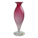 Crystal vase, Pink vase from Cristallerie du Val Saint Lambert.