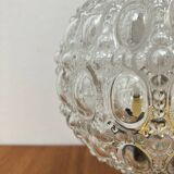 Vintage glass globe table lamp