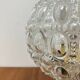 Vintage glass globe table lamp