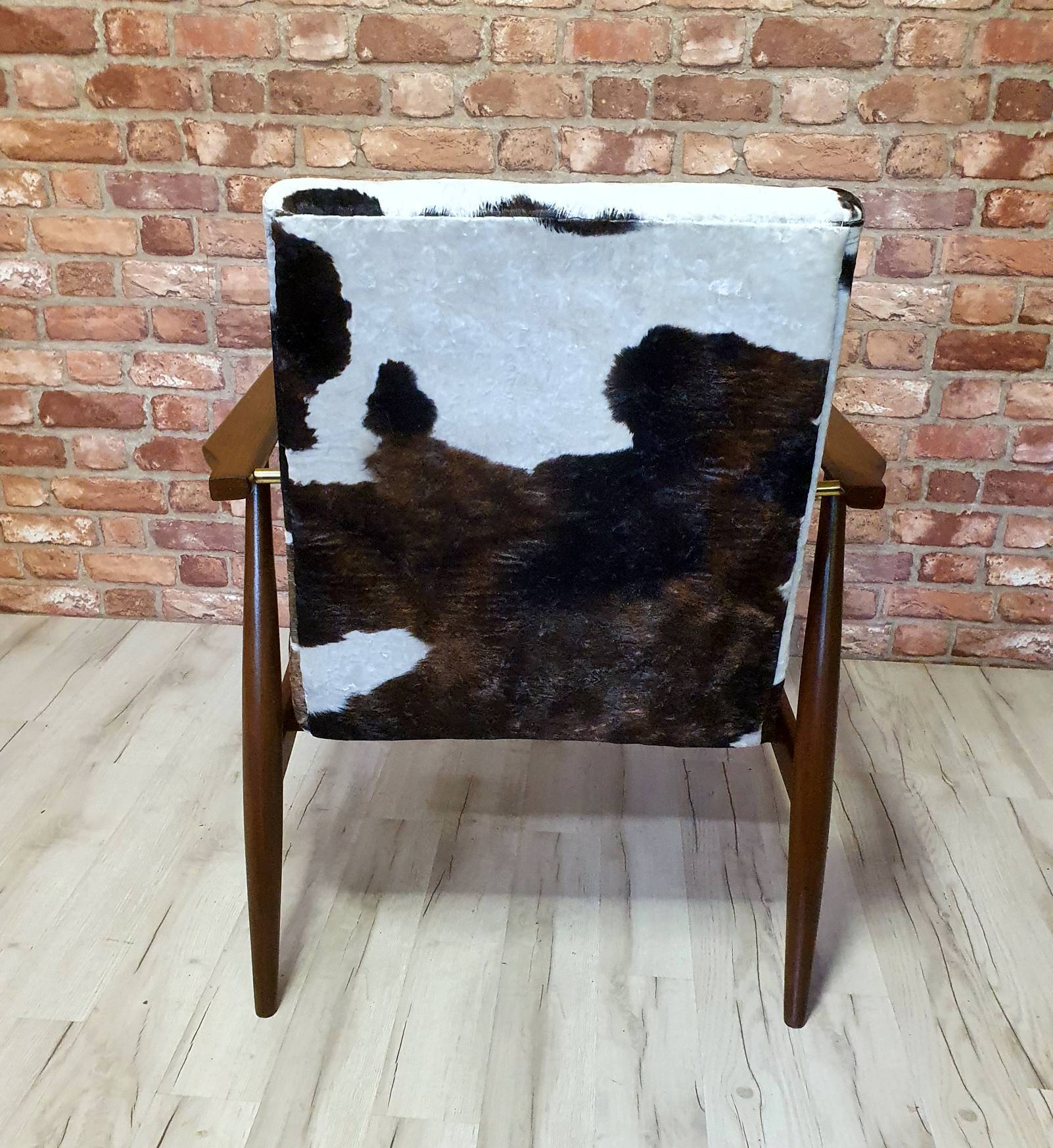 Renovated Armchair 1960s, PRL, vintage, Henryk Lis, Fox
