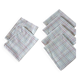 6 antique checkered napkins