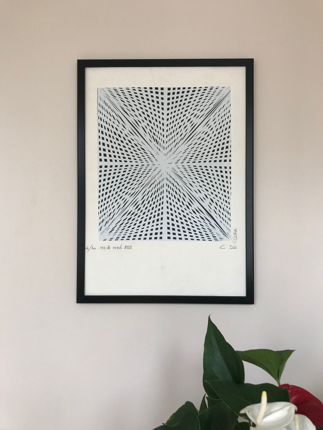 C. du P’ESSIS, active 20th century. New York, 1995. Original lithograph.