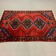 Vintage Tribal Rug 205x137 cm Wool Oriental Hand Made Rug Red, Navy
