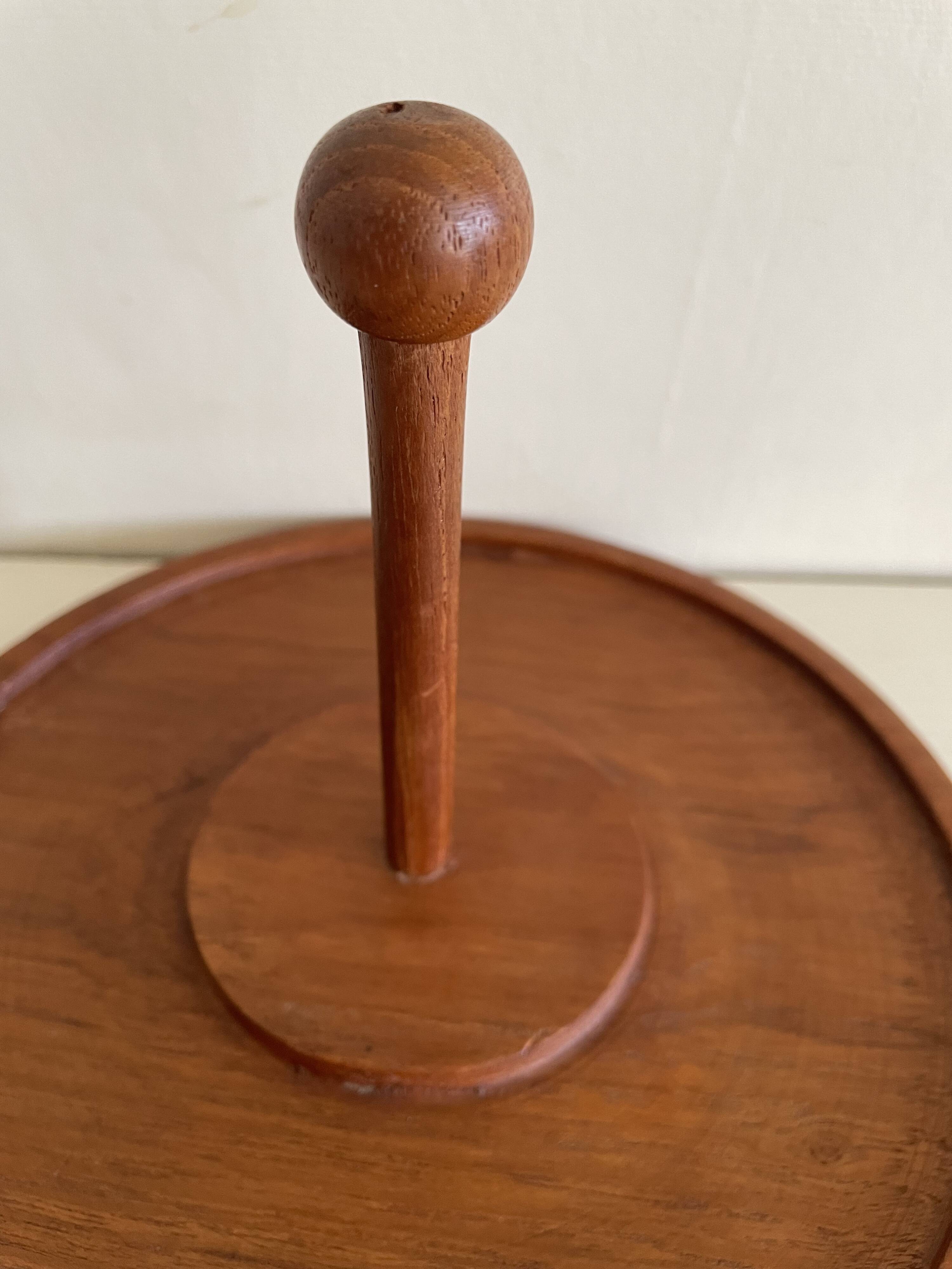 Vintage Teak Condiment Tray