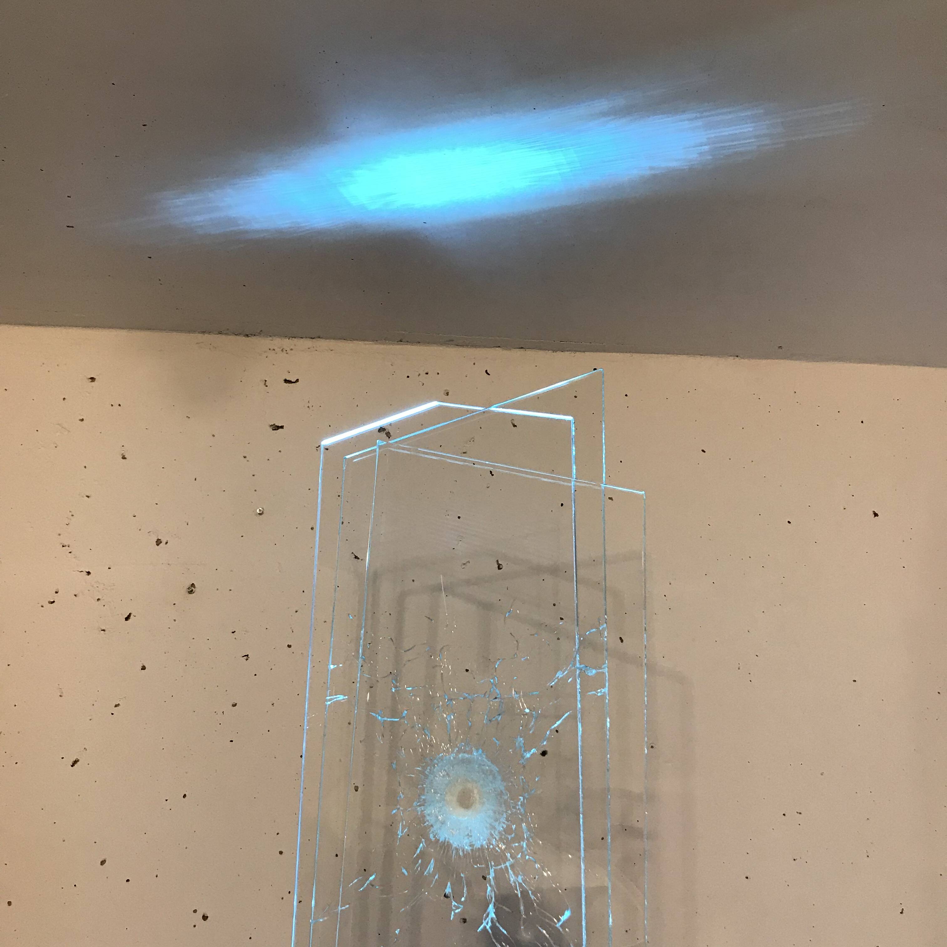 Light glass sculpture, Angelo Brescianini