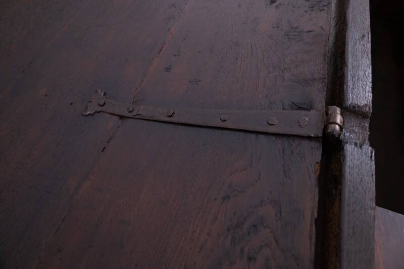 Antique chest from the mid-19th century, France.