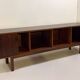 Mid-Century Modern Low Sideboard With Sliding Doors, Italy, 1960s