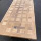 Renovated farmhouse dining table in solid oak 210cm 19th century