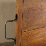 Wooden board metal handles