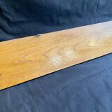 Kitchen shelf French artisanal work vintage 60s solid oak and copper