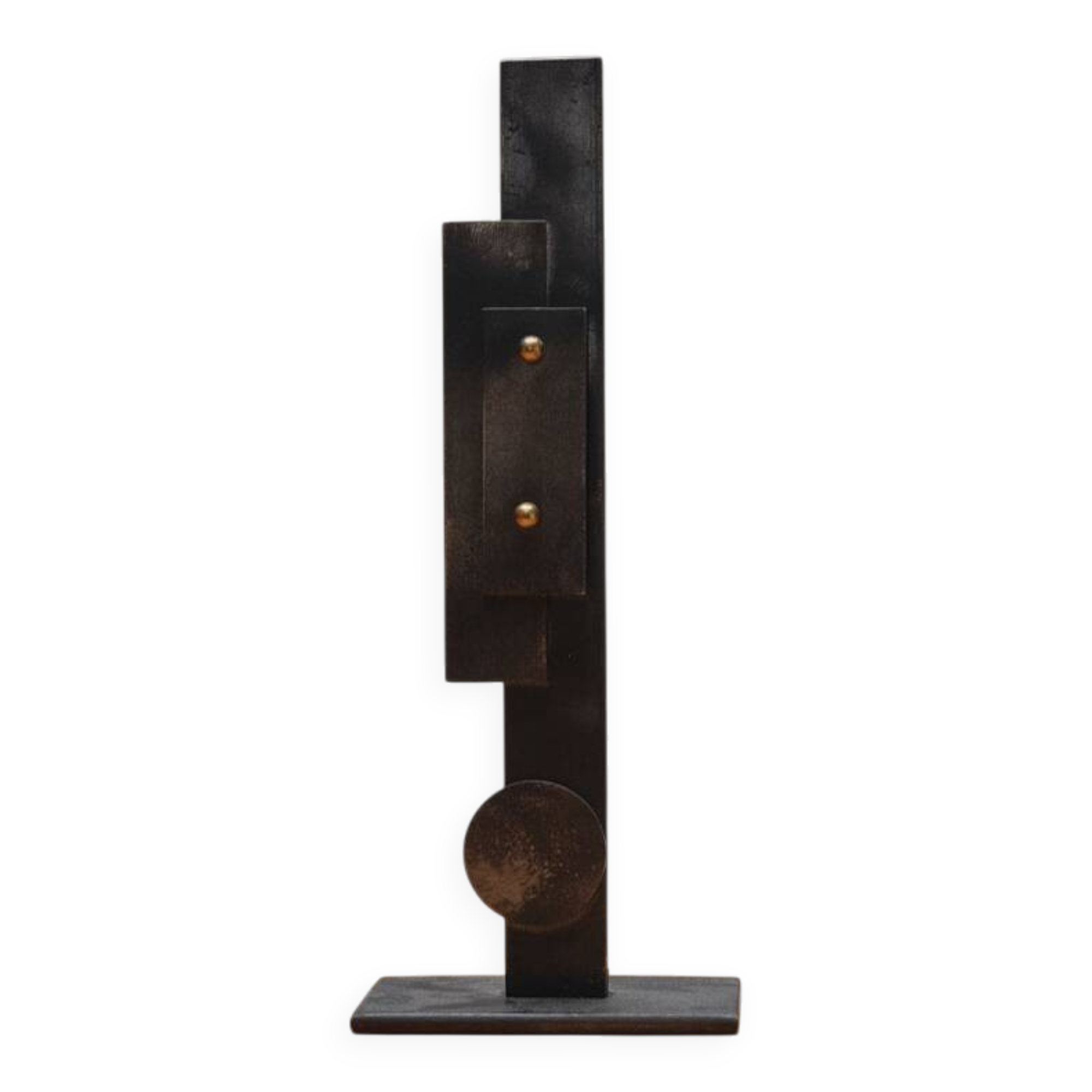 Art deco sculpture in patinated metal, 1930s