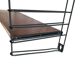 Scandinavian modular shelf Tomado Holland design metal and wood vintage 50's 60's