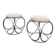 Pair of stools by Jean-Pierre Laporte