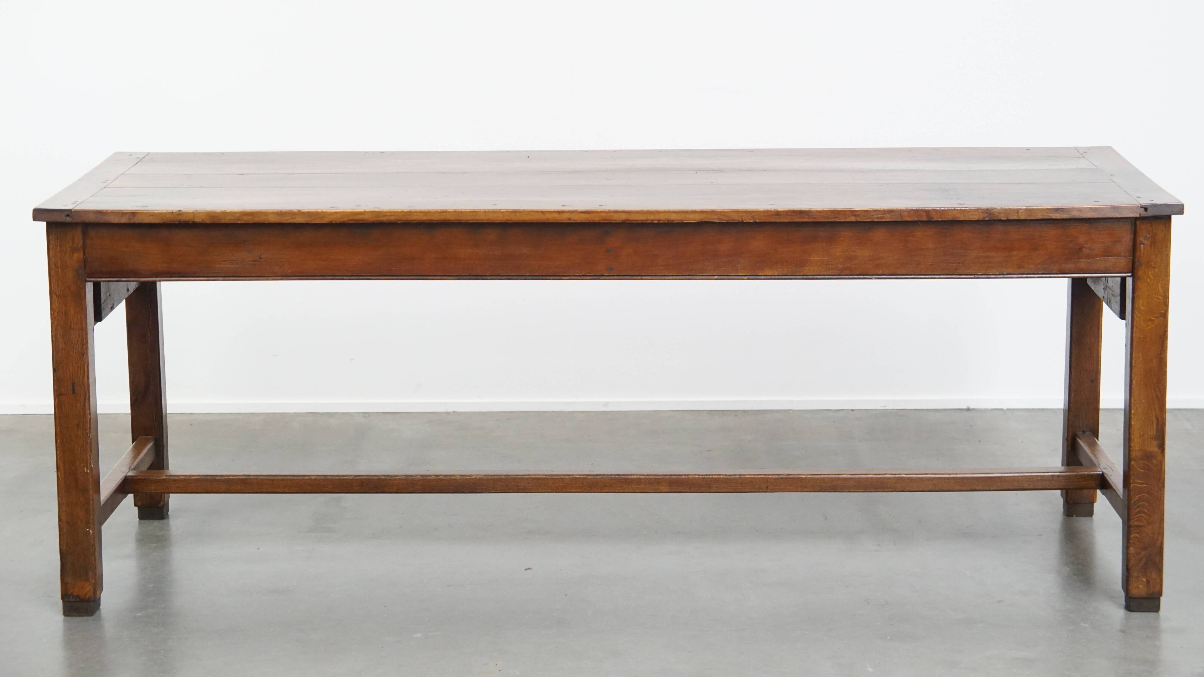 Antique French Dining Table in Fruitwood from the 18th Century