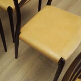 Set of six mahogany chairs, Danish design, 1960s, designer: Niels Otto Møll