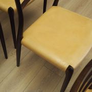 Set of six mahogany chairs, Danish design, 1960s, designer: Niels Otto Møll