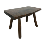 Coffee table brutalizes solid wood, tree trunk