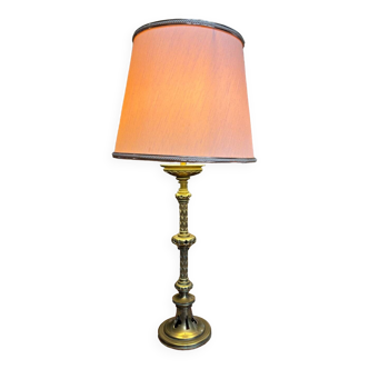 Lampe pied en bronze