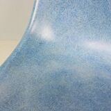 Charles & Ray Eames "La Fonda" Blue Fiberglass Chairs Herman Miller