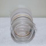 Pitcher in frosted glass and gilding 1 liter